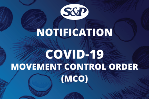 COVID-19 MOVEMENT CONTROL ORDER (MCO) NOTIFICATION