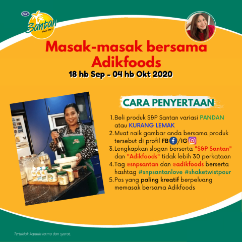 Peraduan Masak-masak bersama Adikfoods​