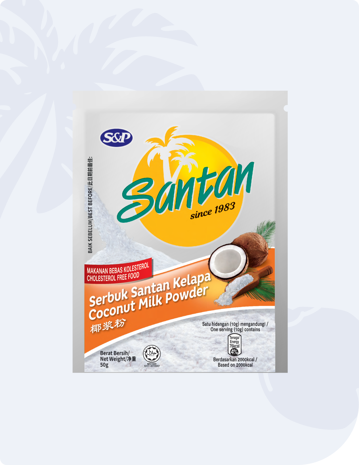 S&P Santan Coconut Milk Powder Original (50g)