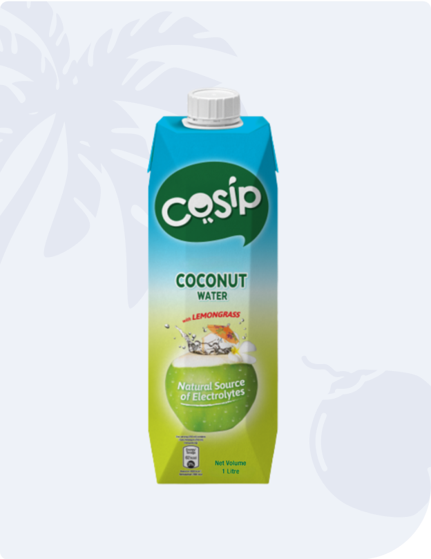 COSIP Coconut Water – Lemongrass (1L)
