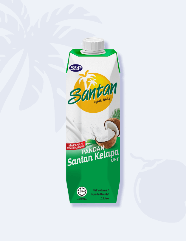 S&P Santan Pandan Coconut Milk (1L)